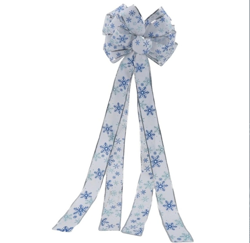 Бант текстильный новогодний Magic Time