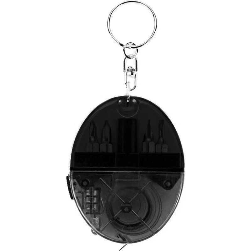 Брелок рулетка Кристалл 1 м с индивидуальной одноцветной печатью (100 штук в упаковке)